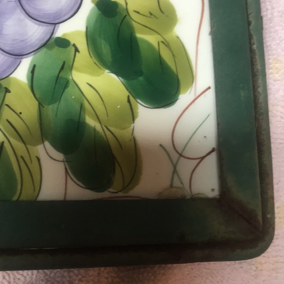 Ceramic & Metal Fruit Welcome Sign - Picture 5 of 16